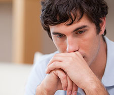 stressed man