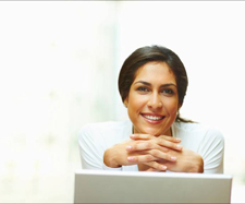 smiling woman